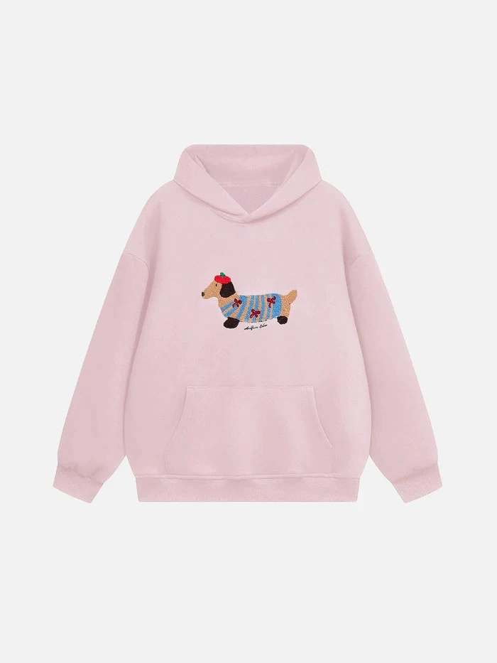 Eden Cartoon Dachshund Hoodie