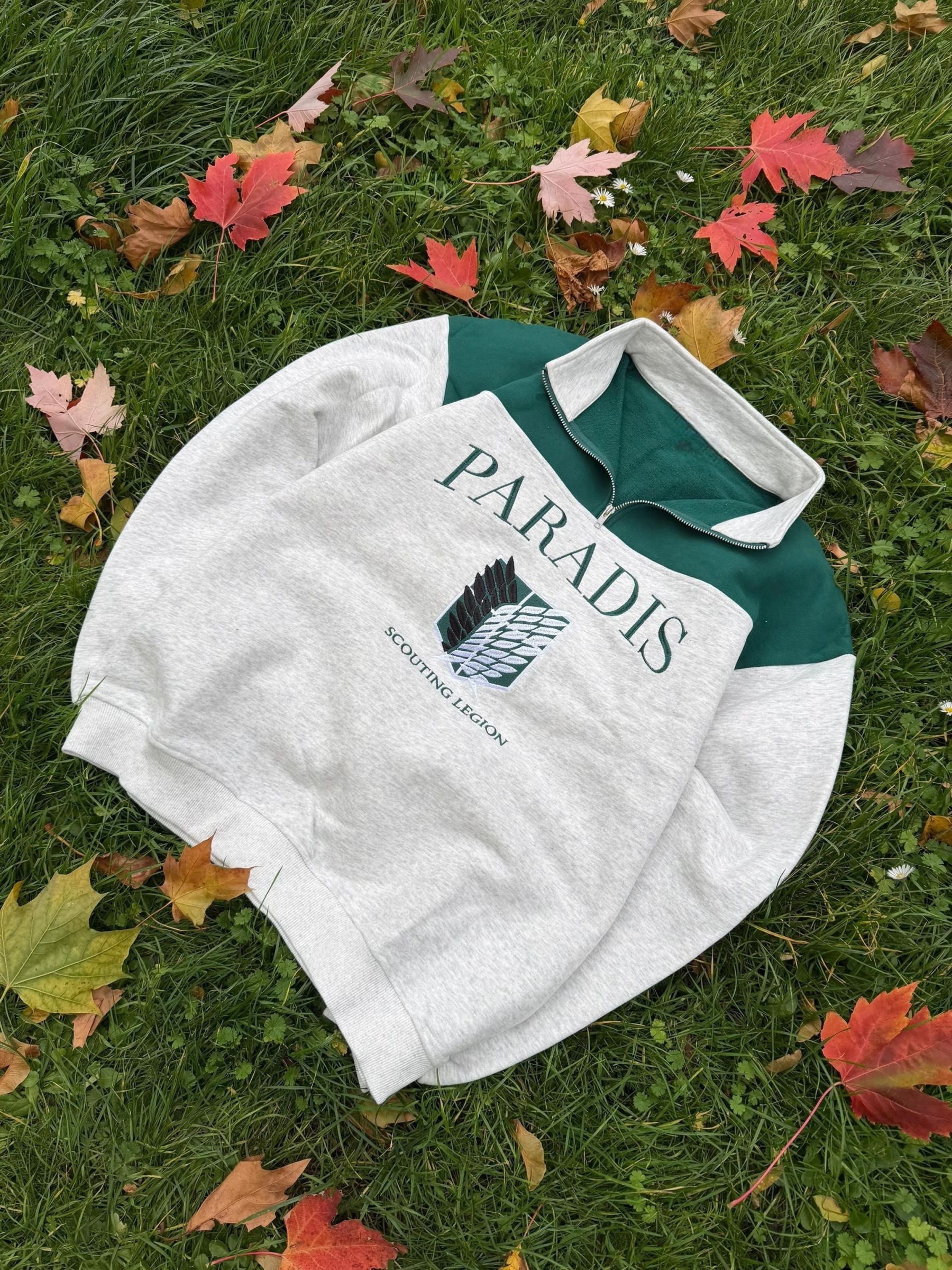 WINGS OF FREEDOM QUARTER ZIP UP