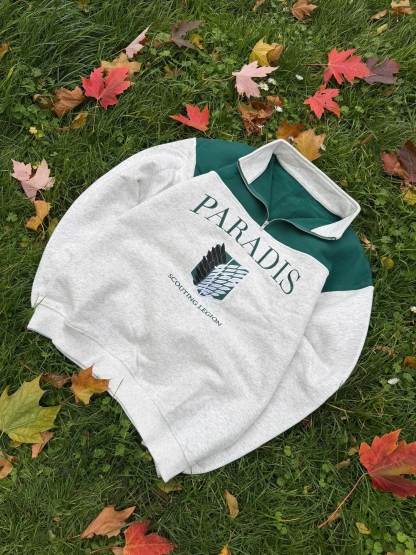 WINGS OF FREEDOM QUARTER ZIP UP