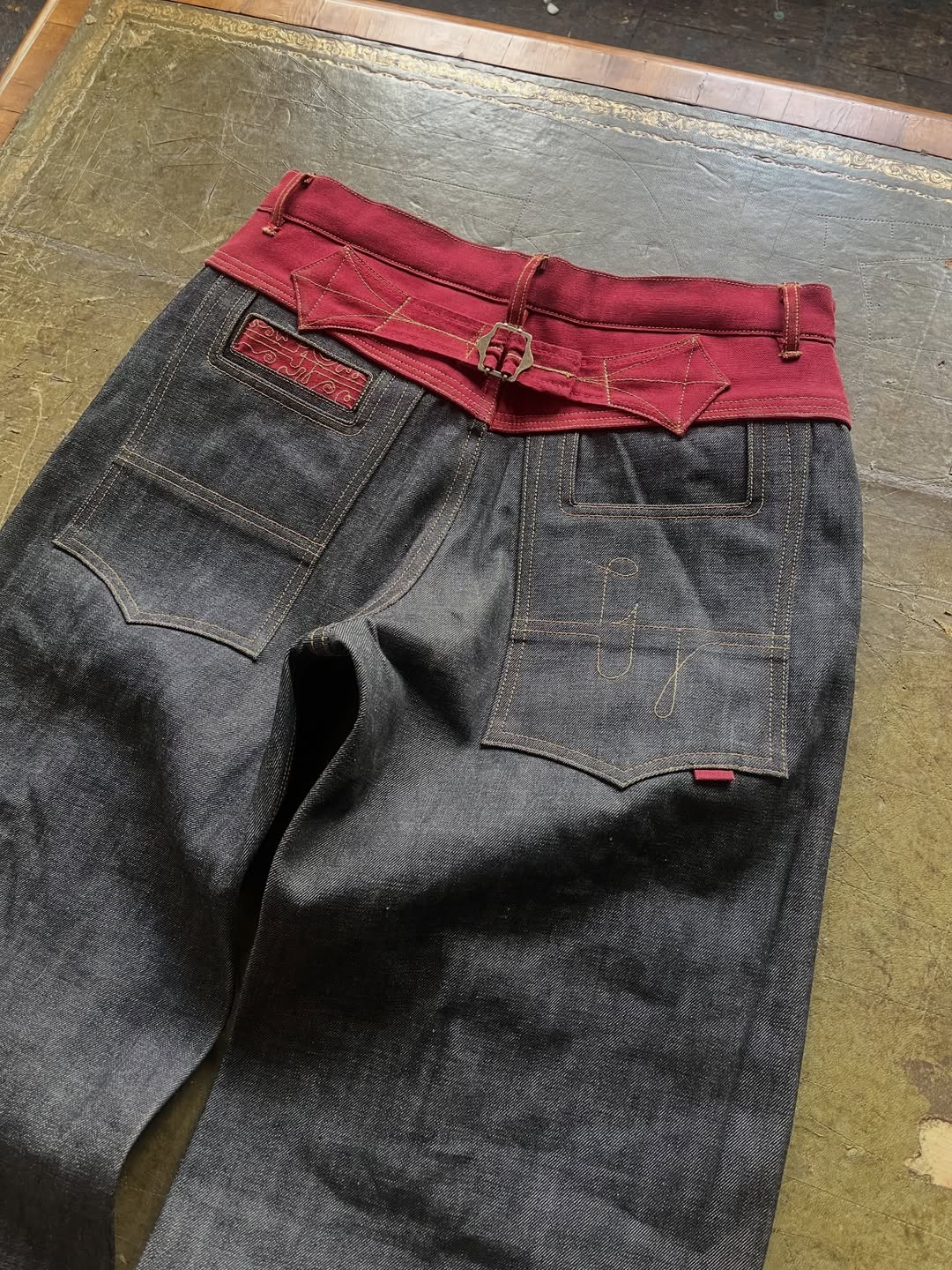 RED/CHARCOAL HYBRIDS PANTS