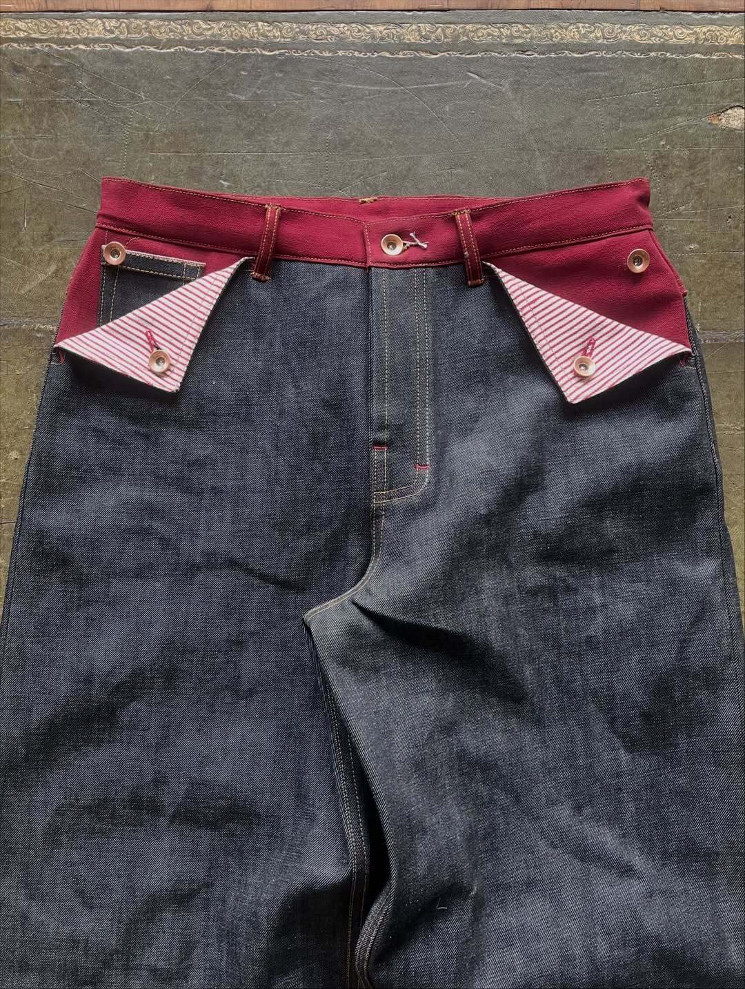RED/CHARCOAL HYBRIDS PANTS