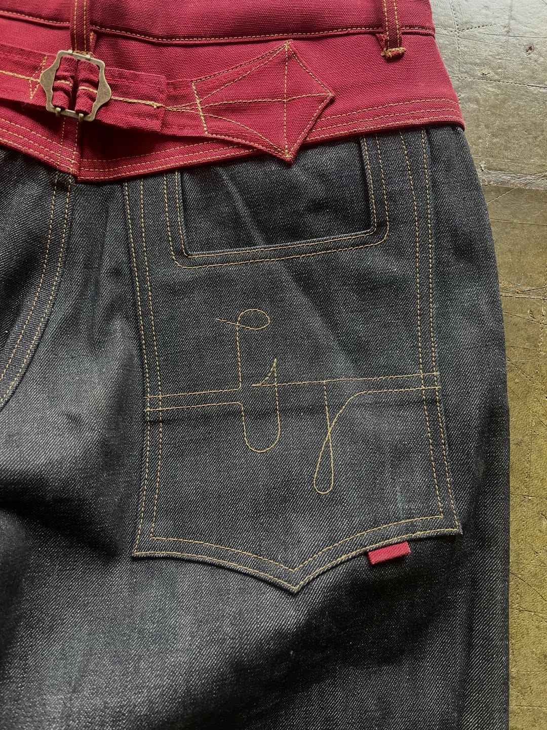 RED/CHARCOAL HYBRIDS PANTS