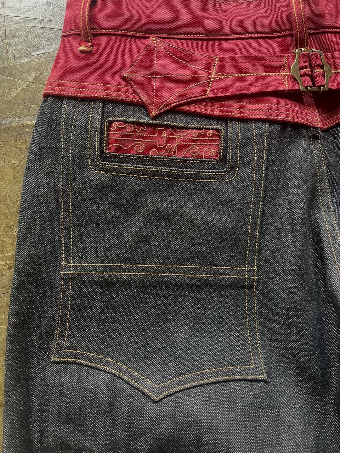 RED/CHARCOAL HYBRIDS PANTS