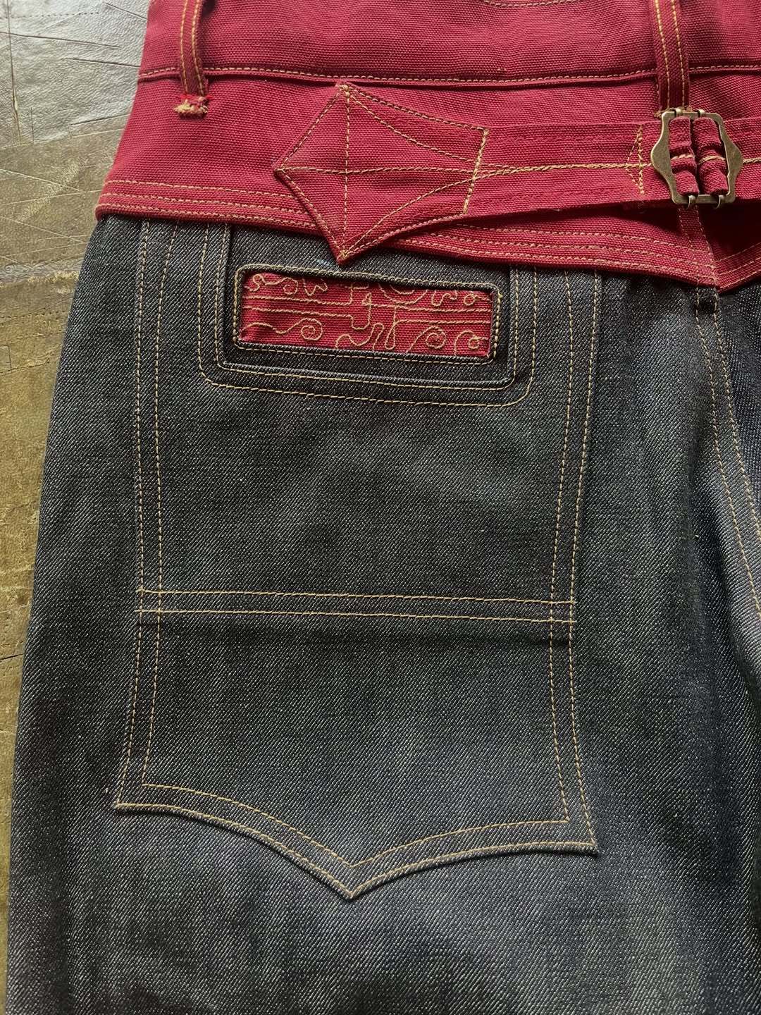 RED/CHARCOAL HYBRIDS PANTS