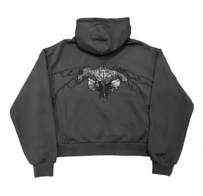 HERO OF HELL ZIP UP + FREE CORD KEYCHAIN