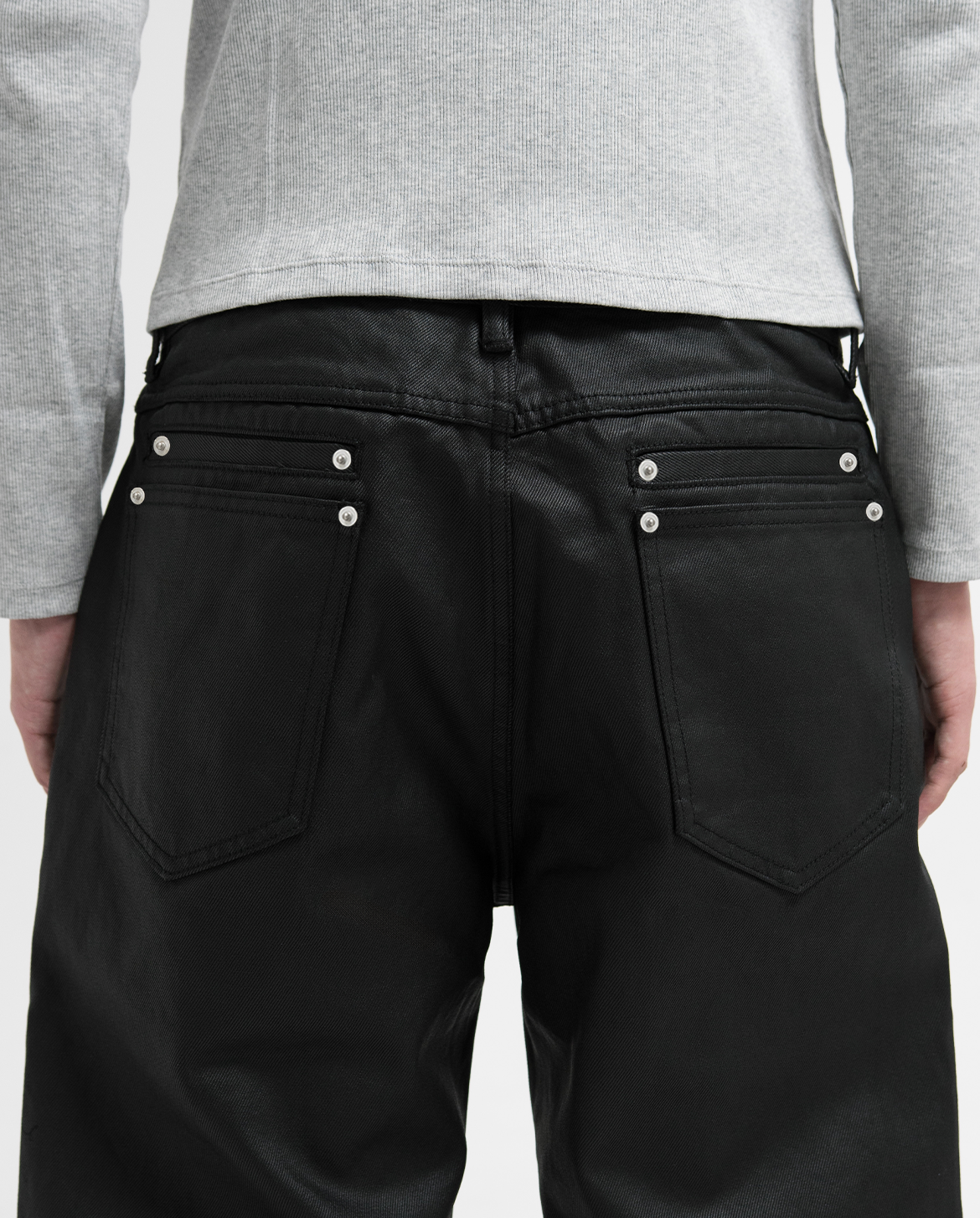 STACKED OIL COATING PANTS