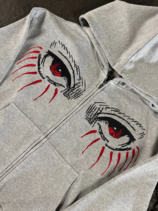 “AOT” ZIP-UP (GREY)