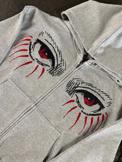 “AOT” ZIP-UP (GREY)