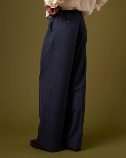 LINEN PLEATED TROUSERS V2