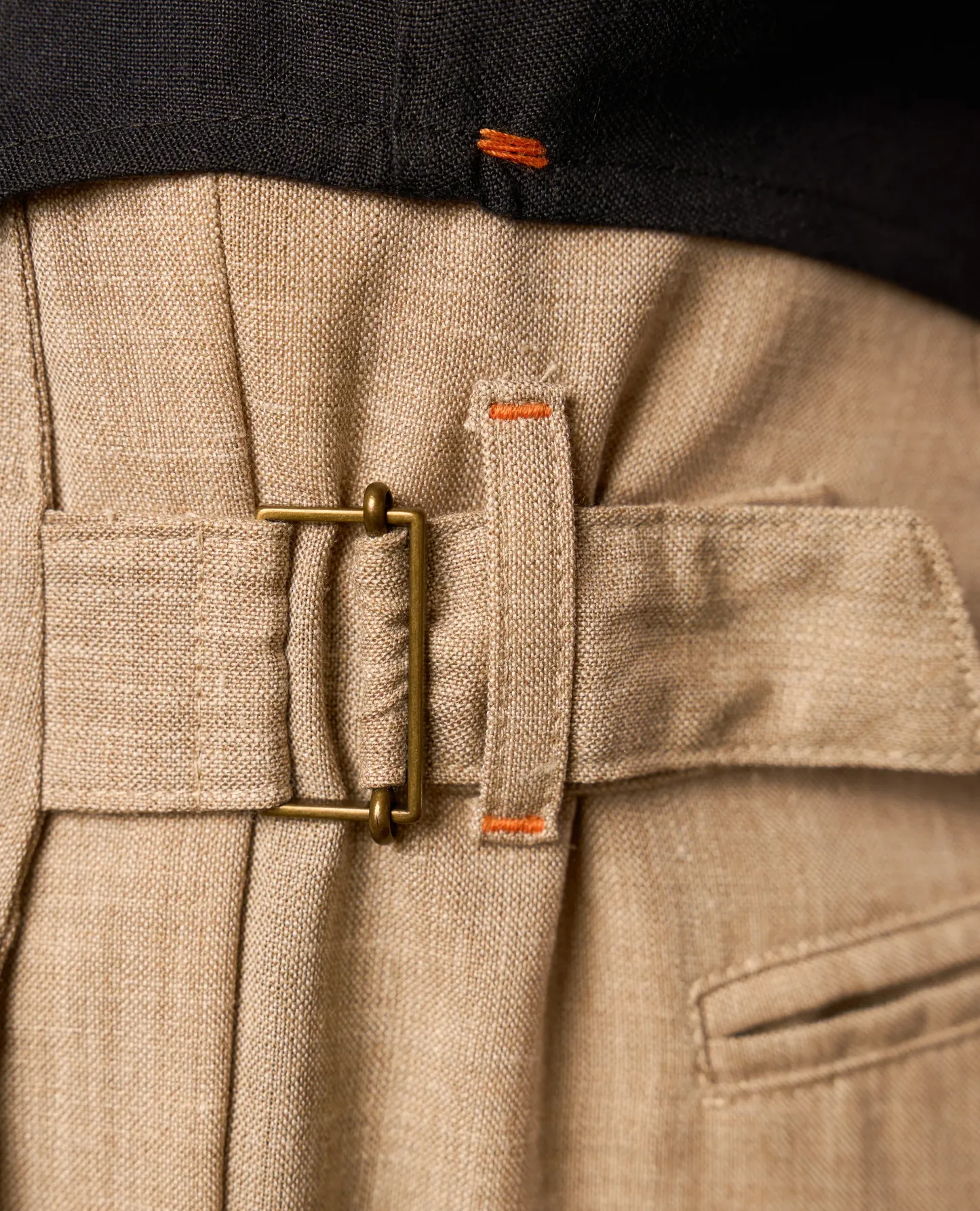 LINEN PLEATED TROUSERS V2