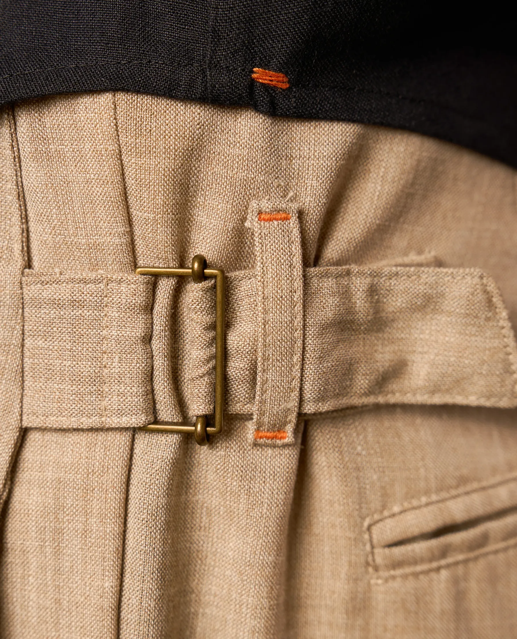 LINEN PLEATED TROUSERS V2