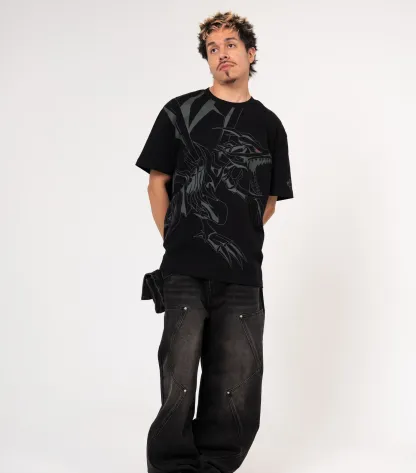 Red-Eyes Front Print Tee