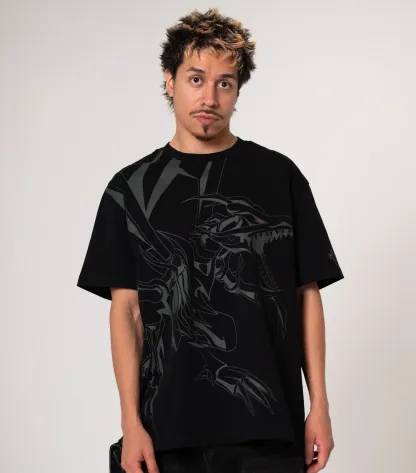 Red-Eyes Front Print Tee