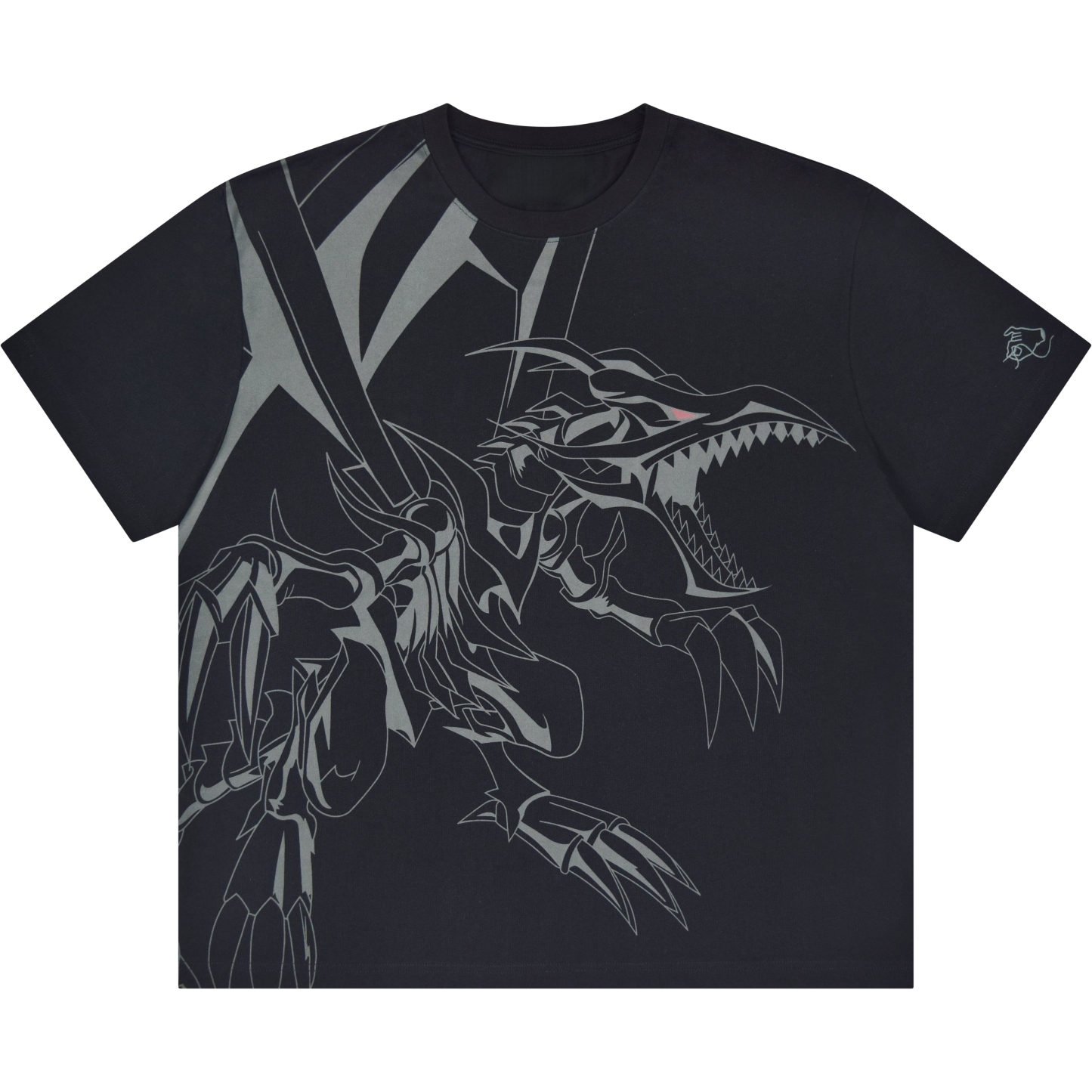 Red-Eyes Front Print Tee