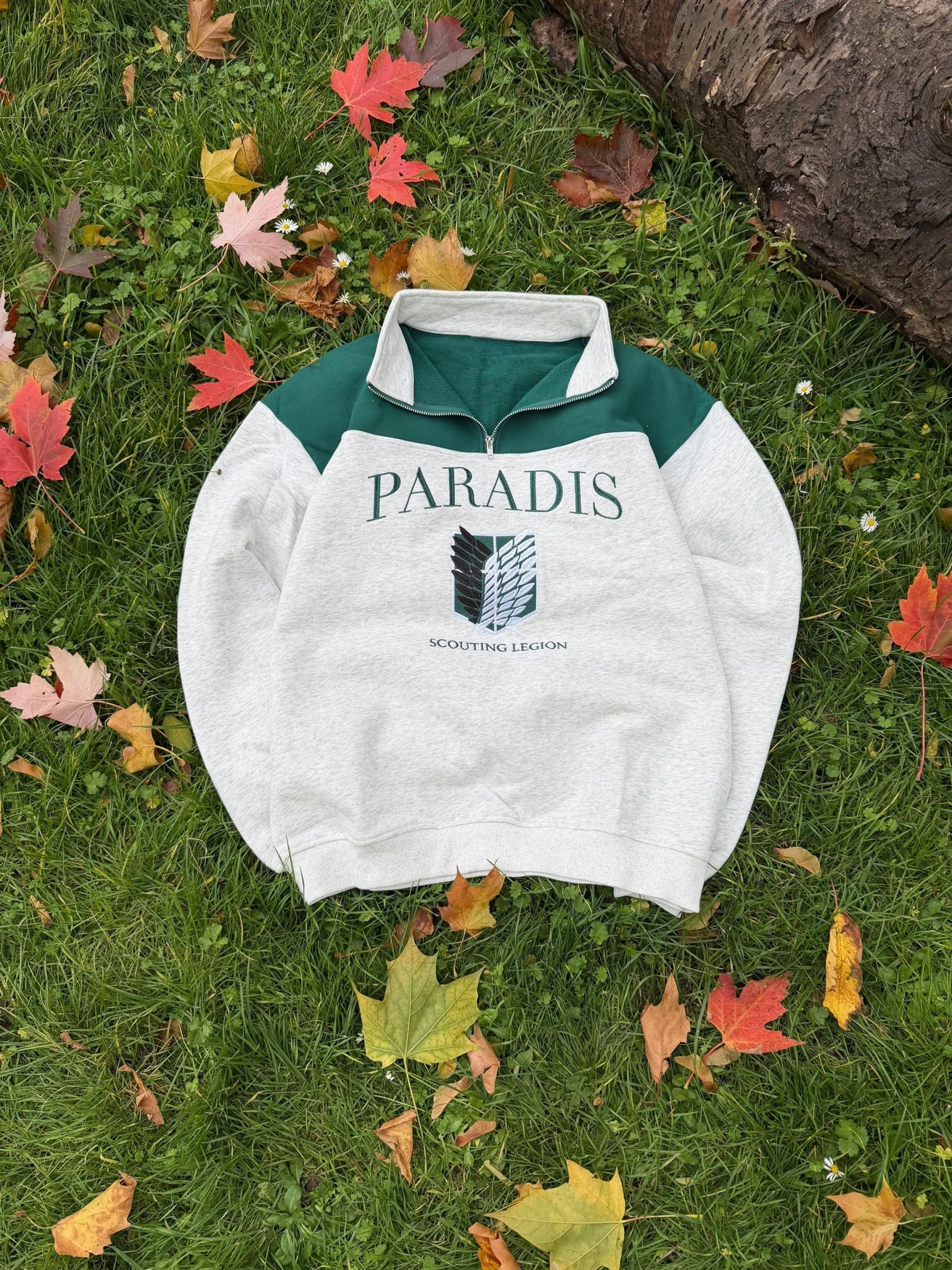 WINGS OF FREEDOM QUARTER ZIP UP