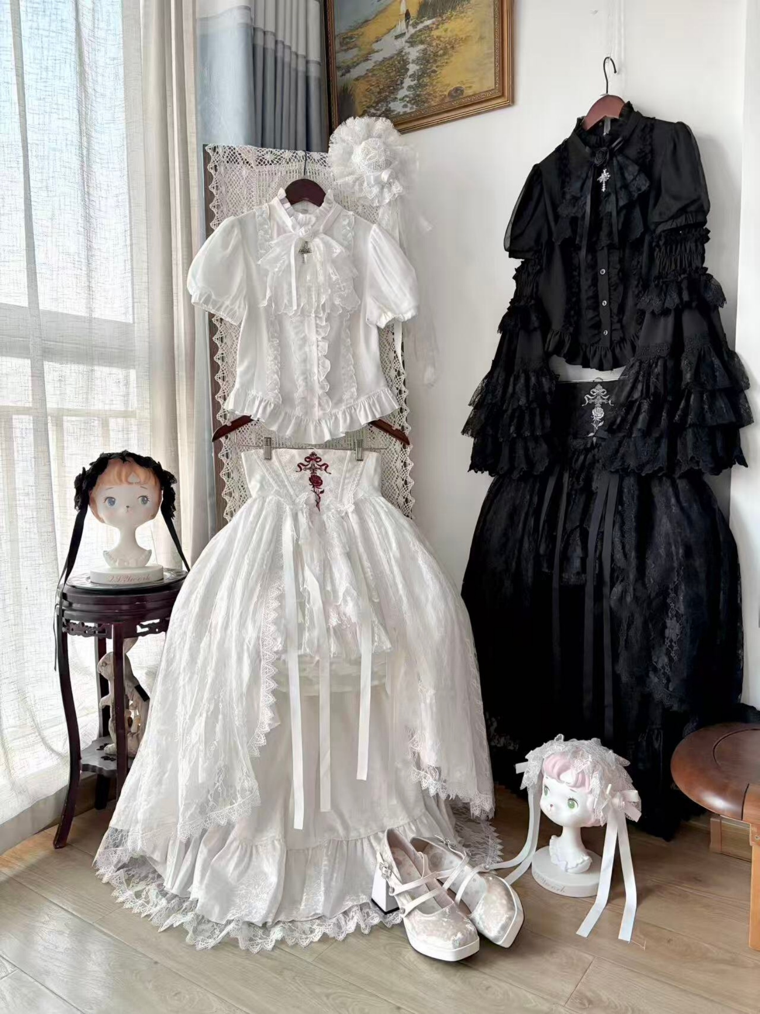 Cross Thorns Gothic Set