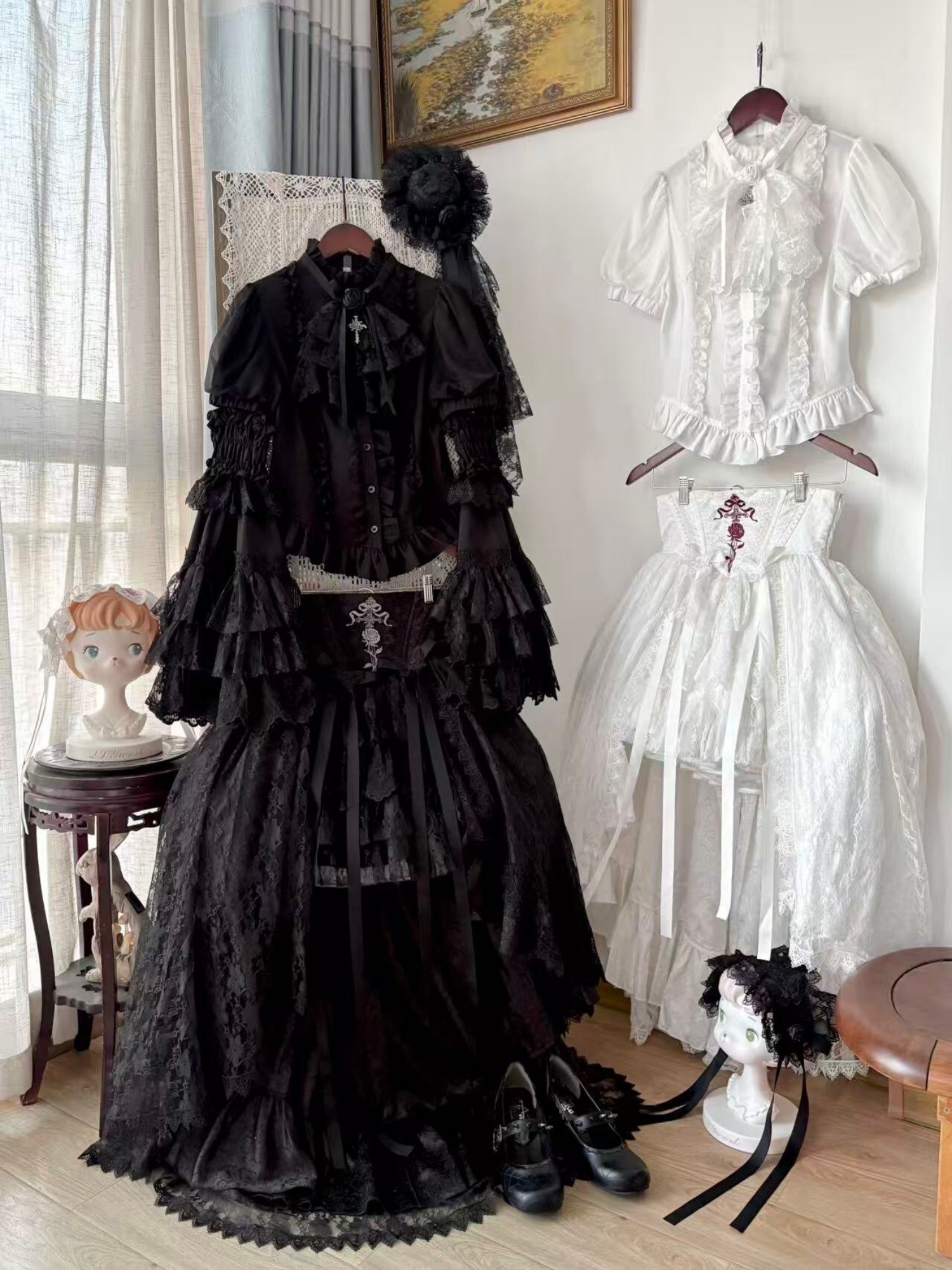 Cross Thorns Gothic Set