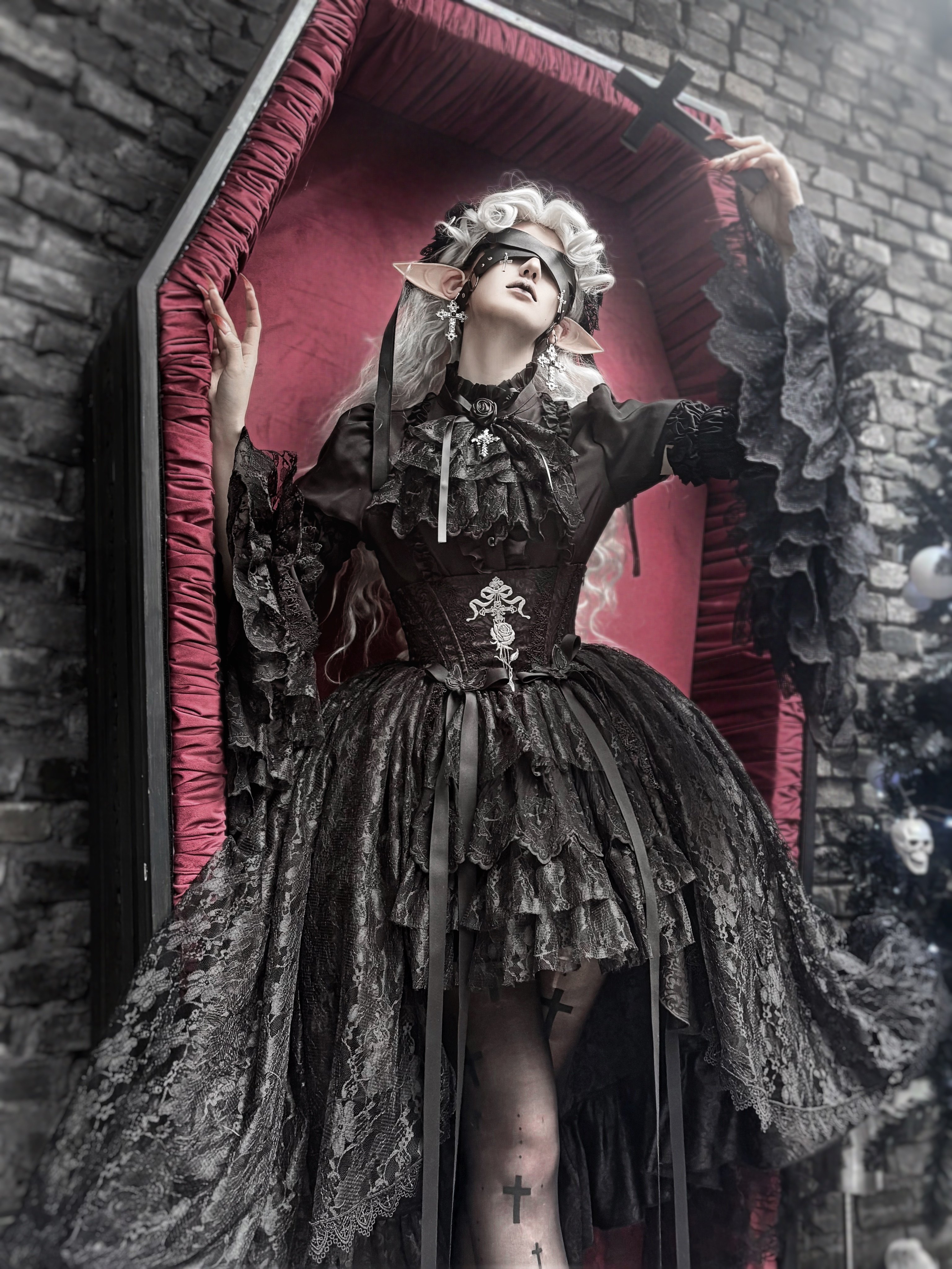 Cross Thorns Gothic Set