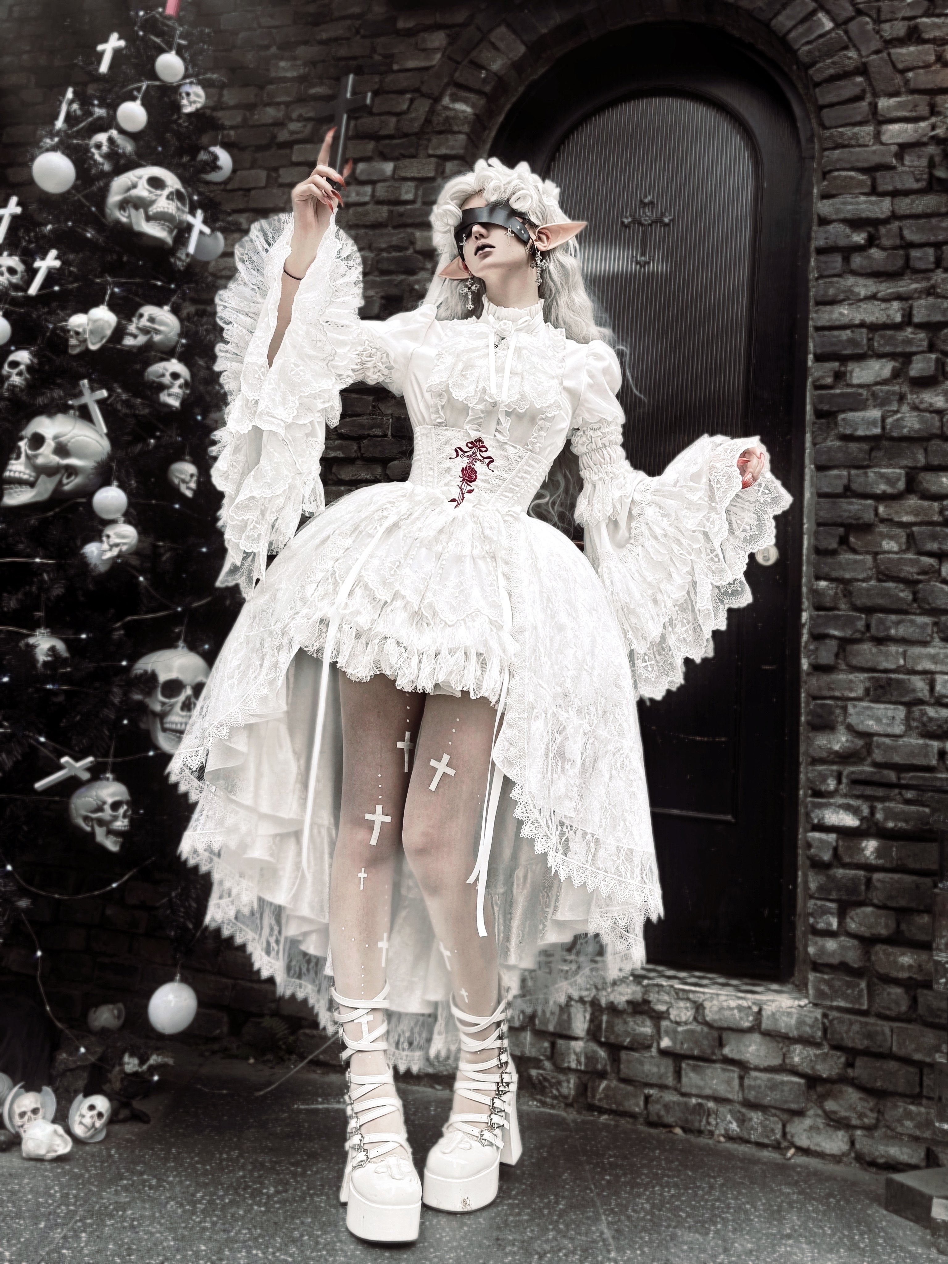 Cross Thorns Gothic Set