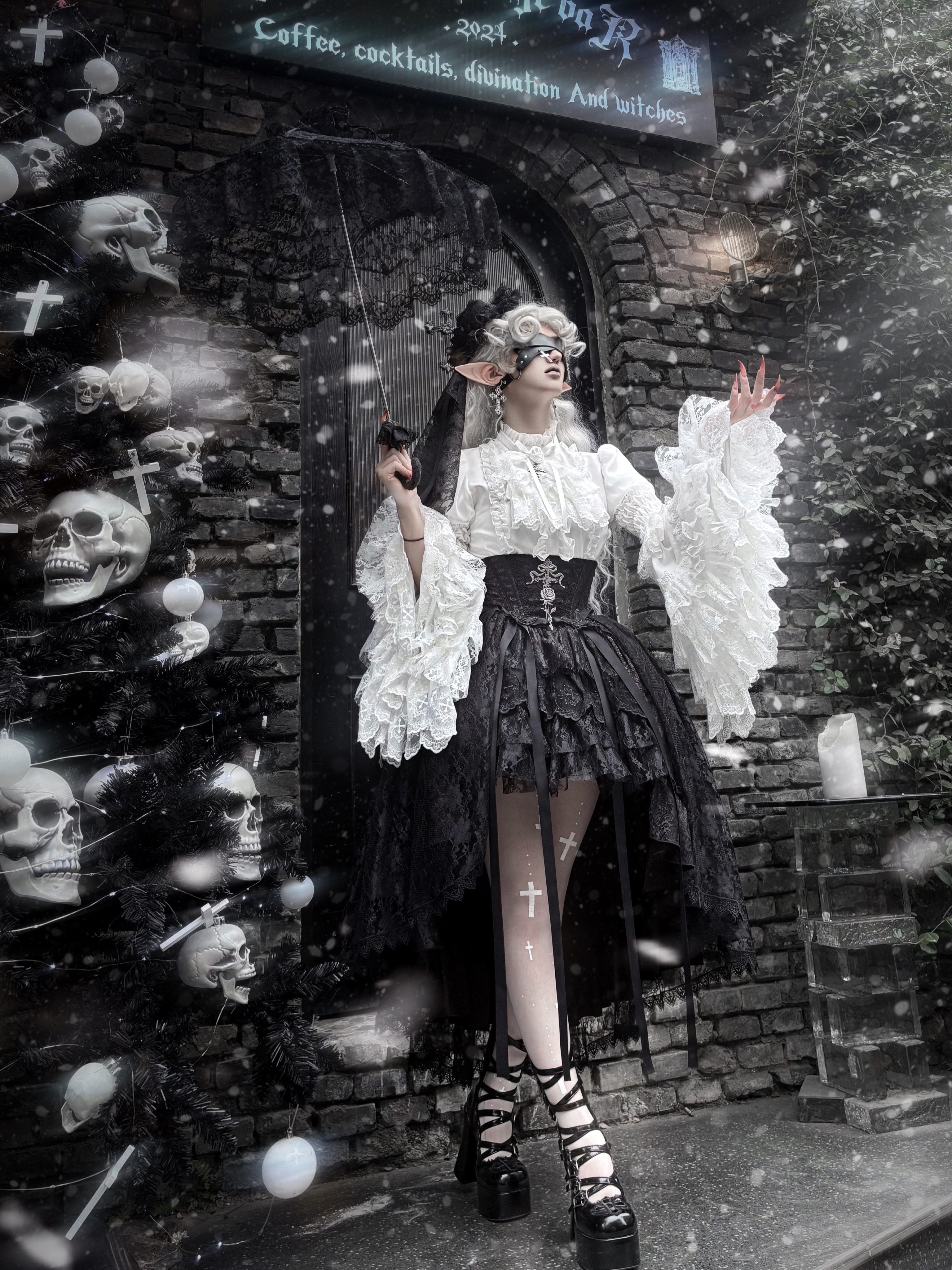 Cross Thorns Gothic Set