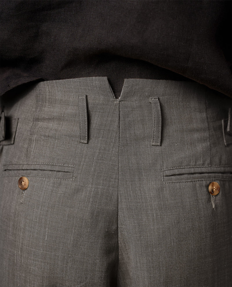 LINEN PLEATED TROUSERS V2