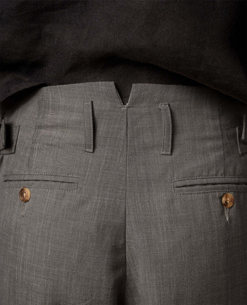 LINEN PLEATED TROUSERS V2
