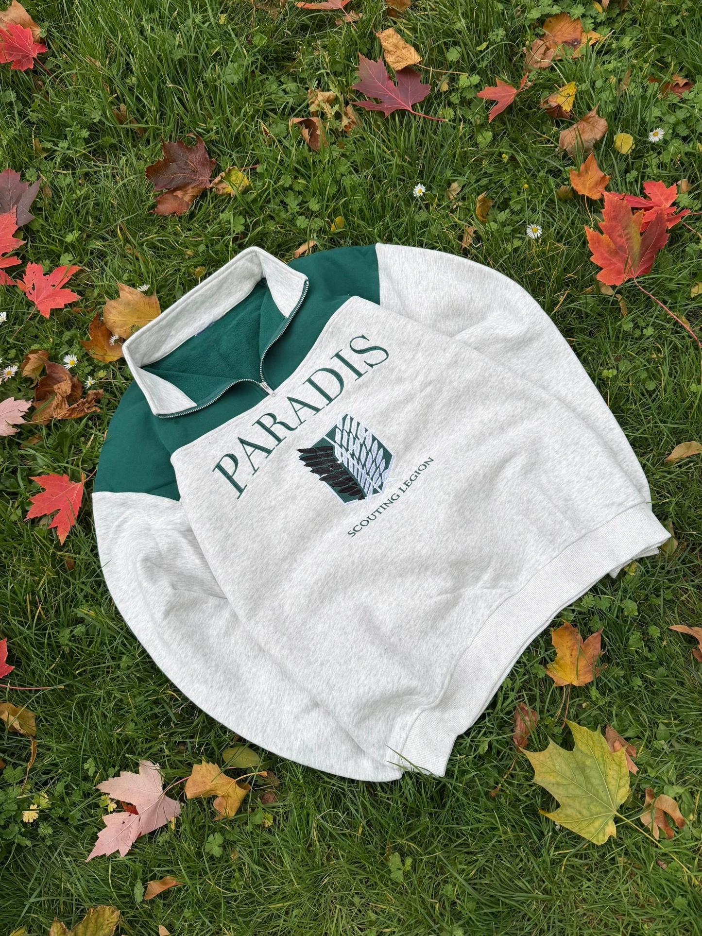 WINGS OF FREEDOM QUARTER ZIP UP