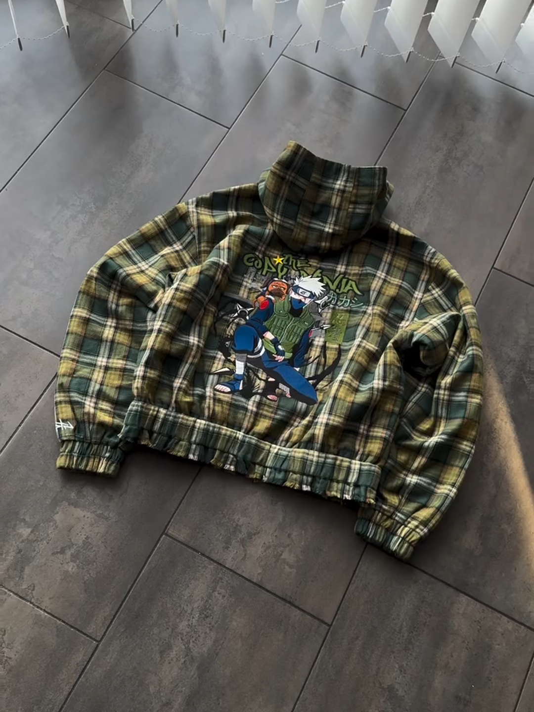 KAKASHI FLANNEL ZIP-UP