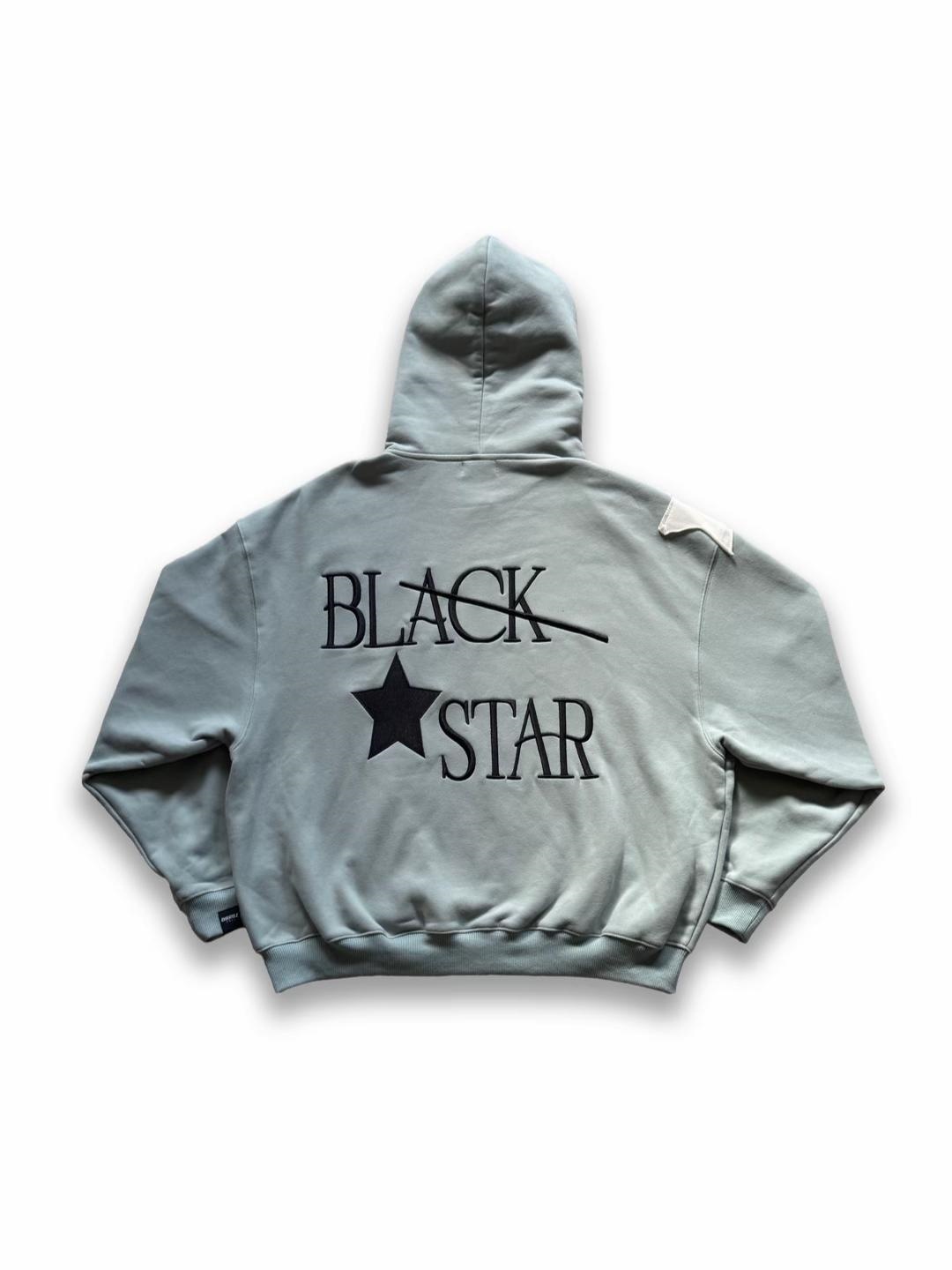 BALCK STAR ZIP UP