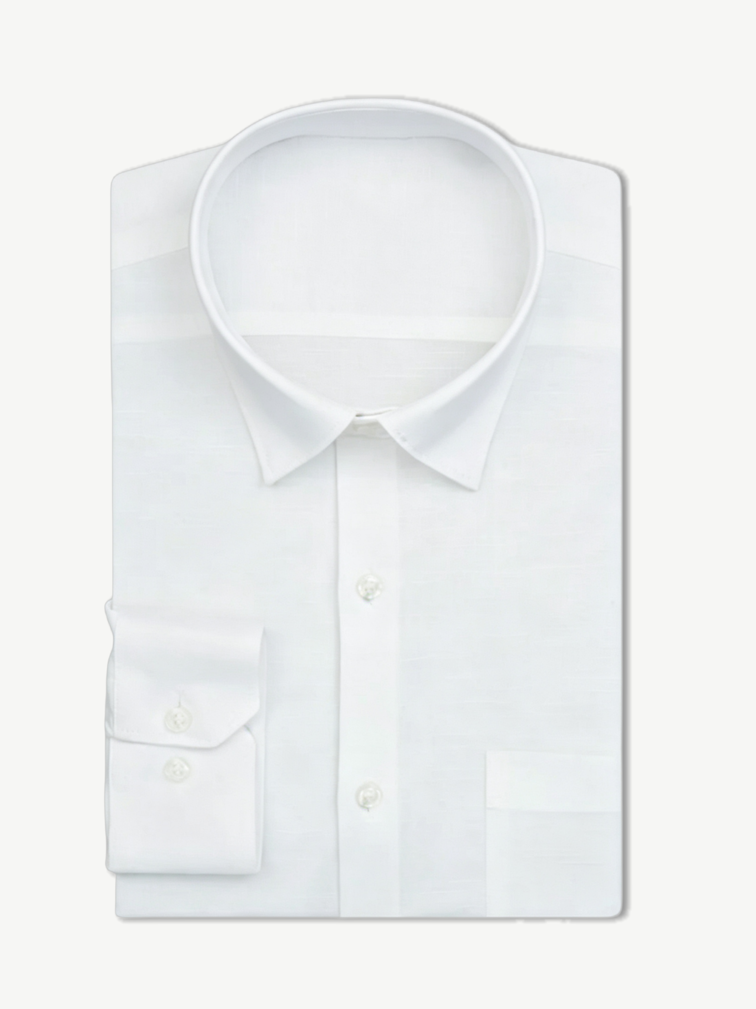SOLID COTTON LINEN SHIRT