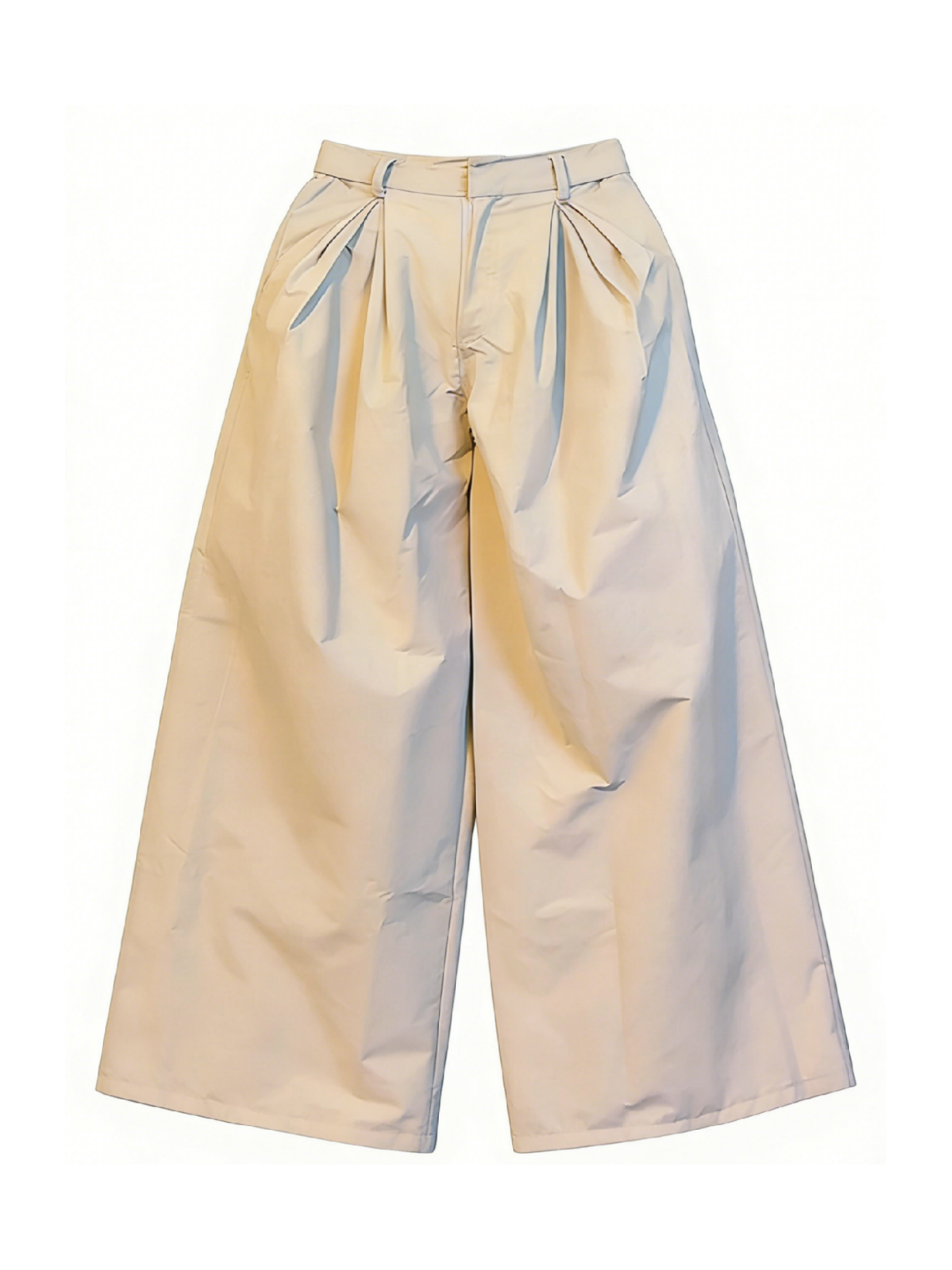 JAPANESE PLEATED WIDE LEG TROUSERS