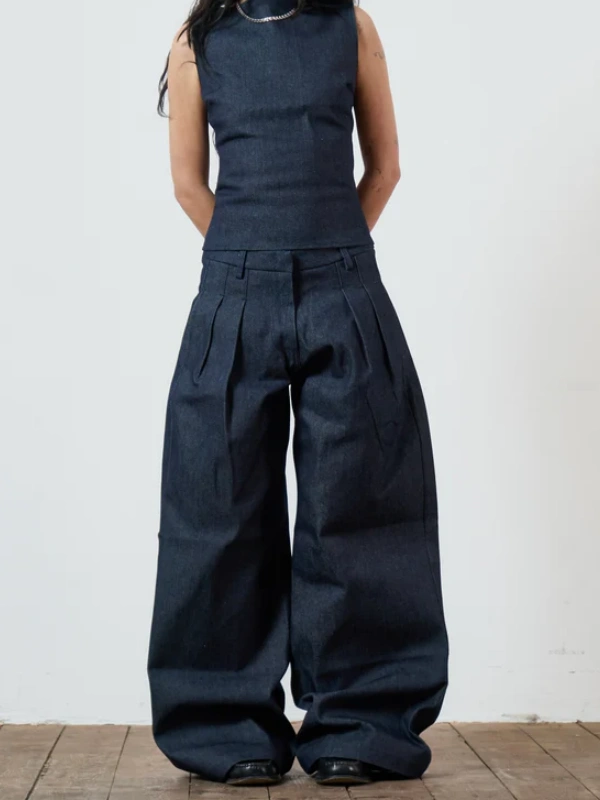 PLEATED PARK PANTS