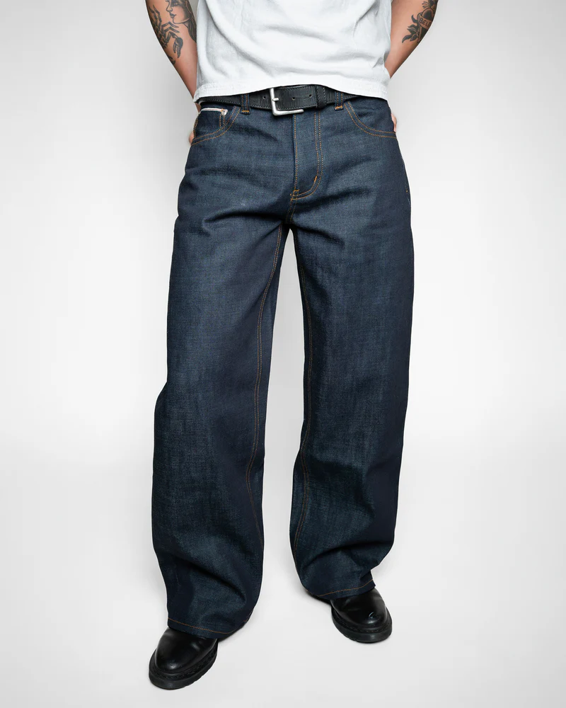 UNIFORM CUT JAPANESE RELAXED SELVEDGE JEANS