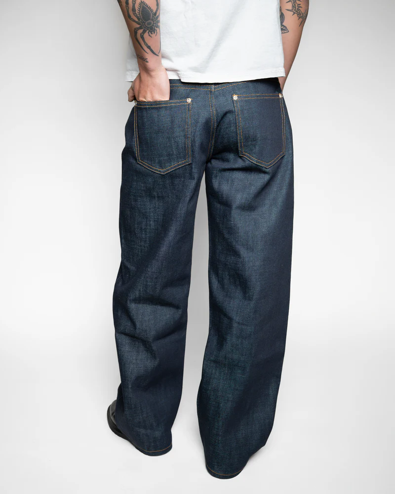 UNIFORM CUT JAPANESE RELAXED SELVEDGE JEANS