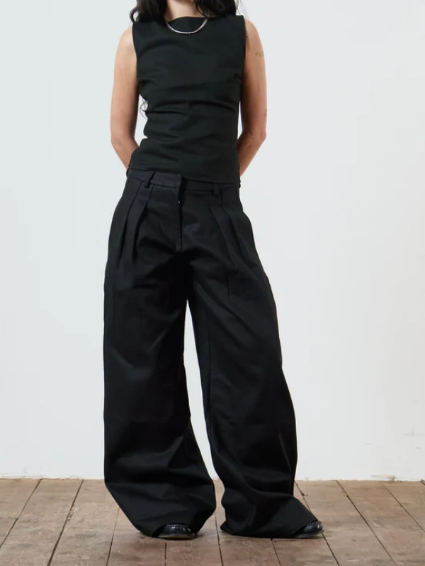 PLEATED PARK PANTS