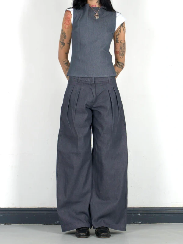PLEATED PARK PANTS