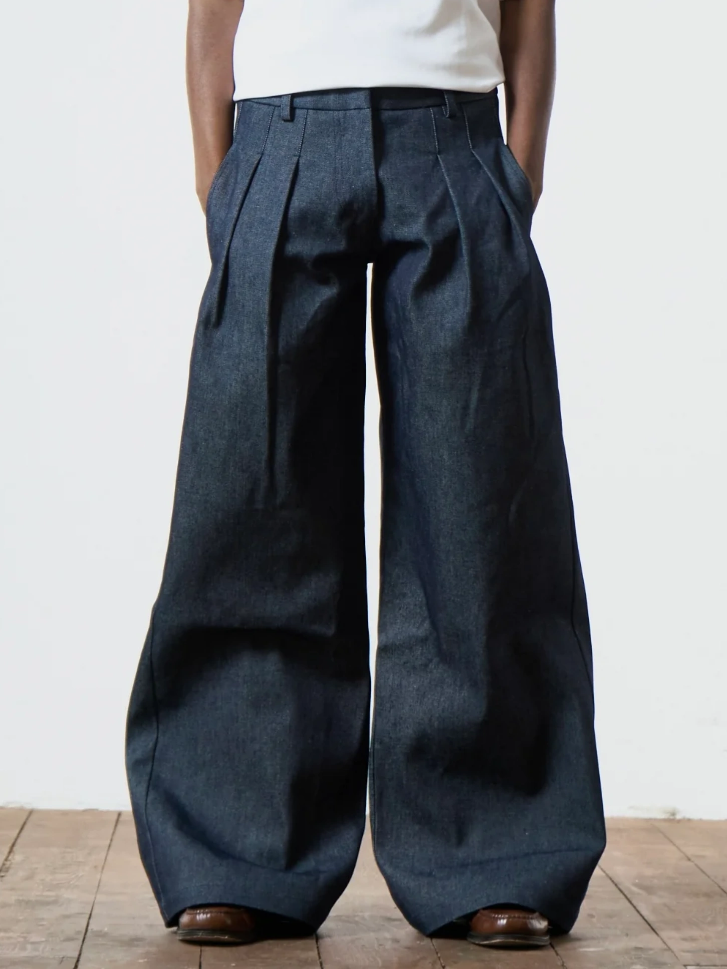 PLEATED PARK PANTS