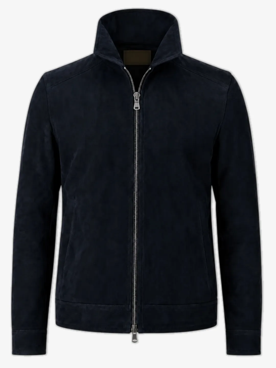 ALCANTARA STAND COLLAR JACKET