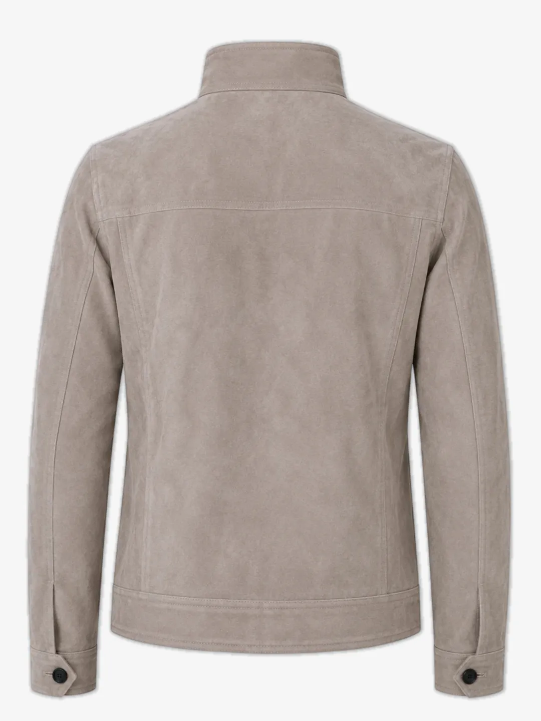 ALCANTARA STAND COLLAR JACKET