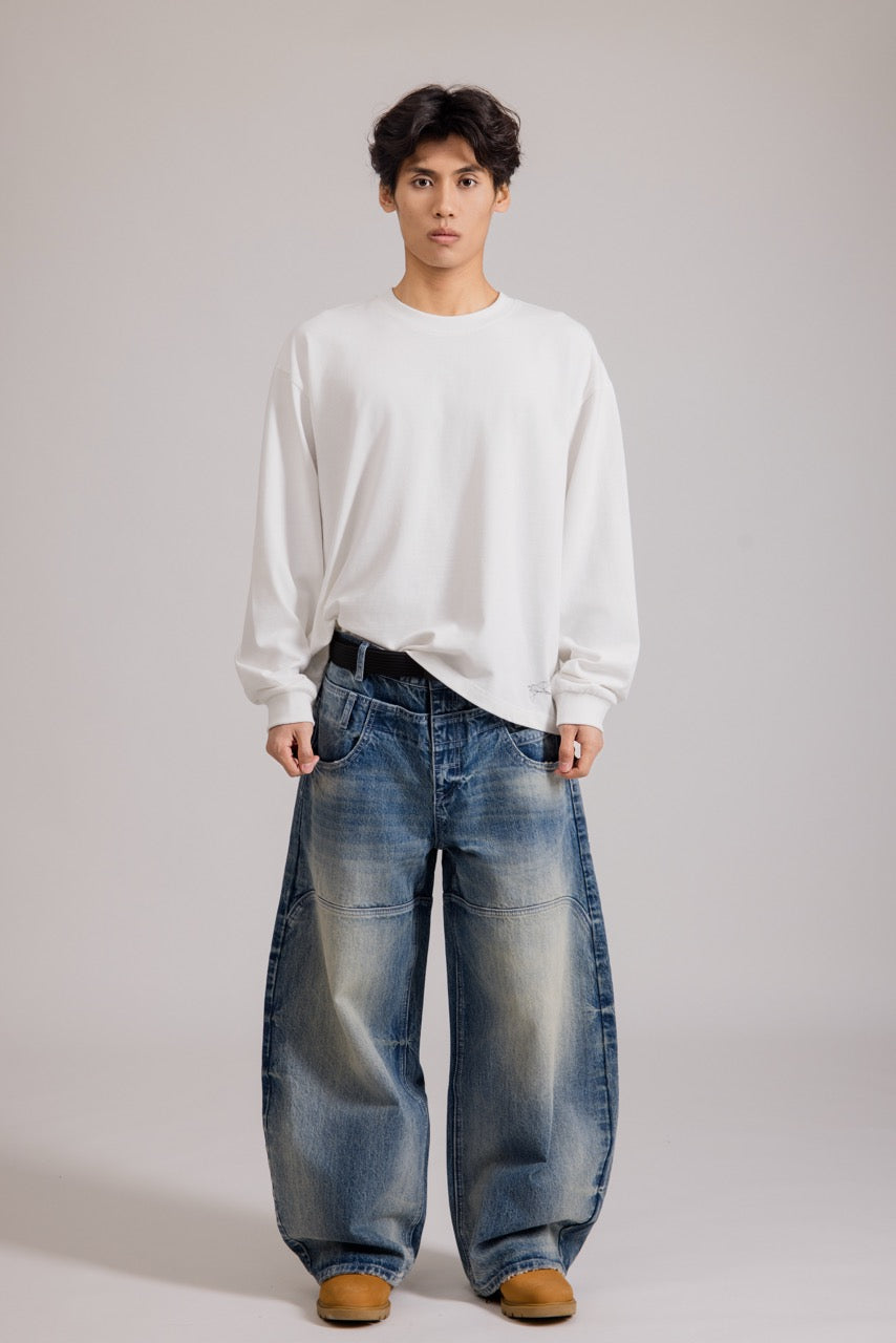 DOUBLE WAIST SELVEDGE DENIM