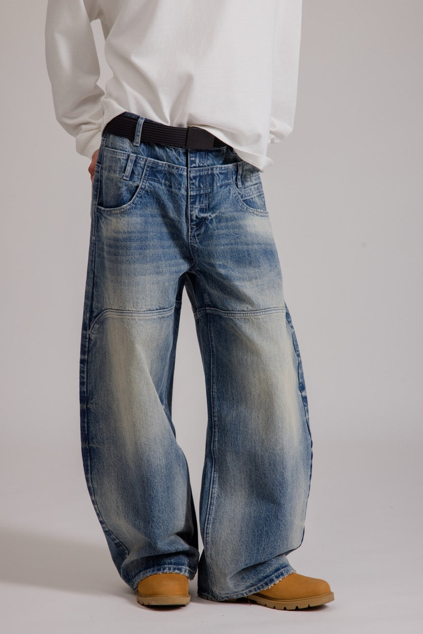 DOUBLE WAIST SELVEDGE DENIM