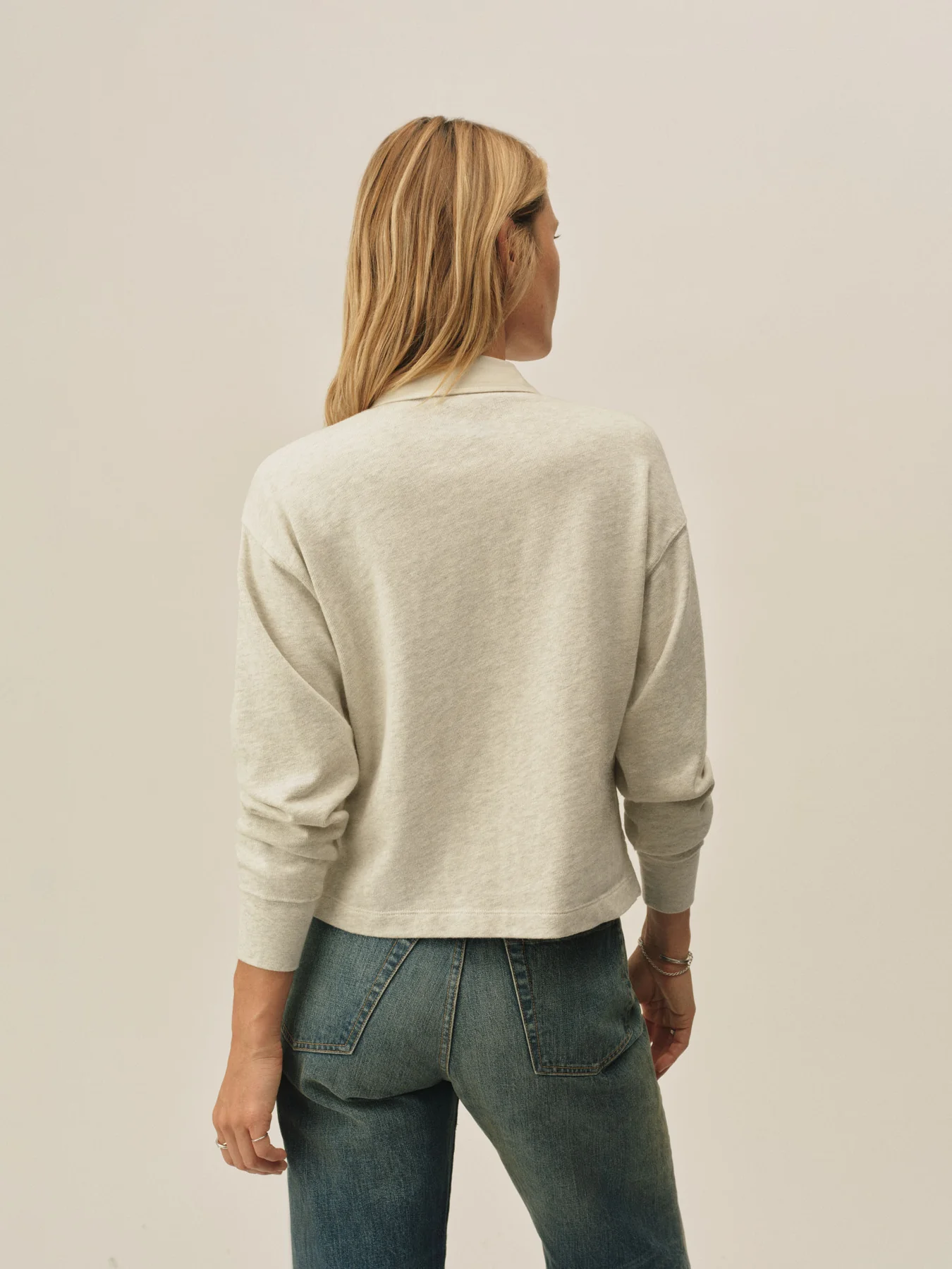 Boyfriend Crop Rugby Polo