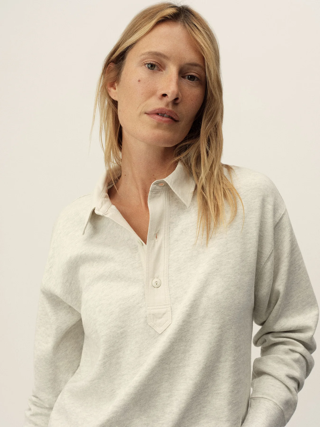 Boyfriend Crop Rugby Polo