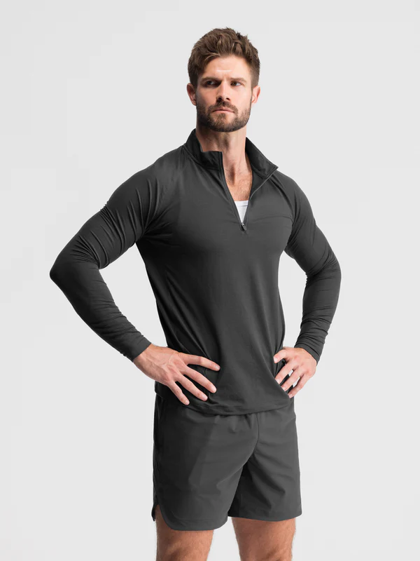 PERFORMANCE AIRKNIT FITTED QUARTER ZIP