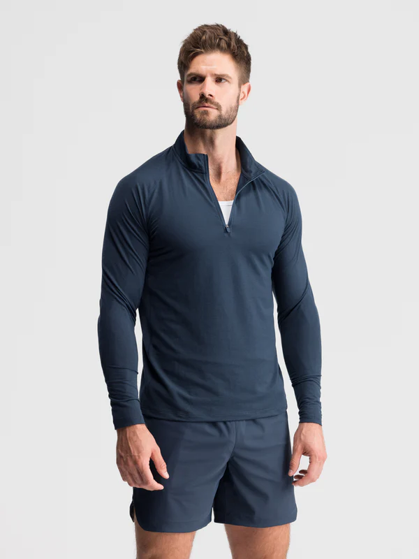 PERFORMANCE AIRKNIT FITTED QUARTER ZIP