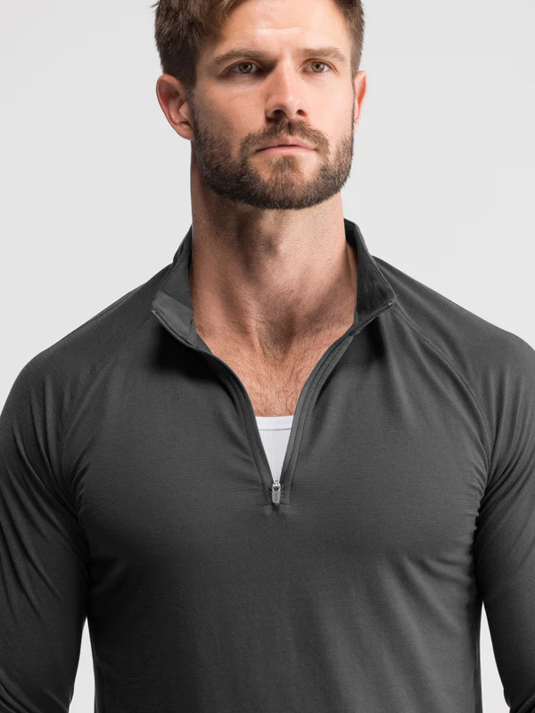 PERFORMANCE AIRKNIT FITTED QUARTER ZIP