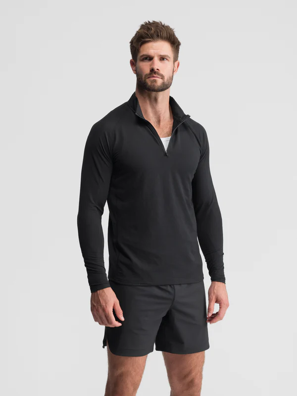 PERFORMANCE AIRKNIT FITTED QUARTER ZIP