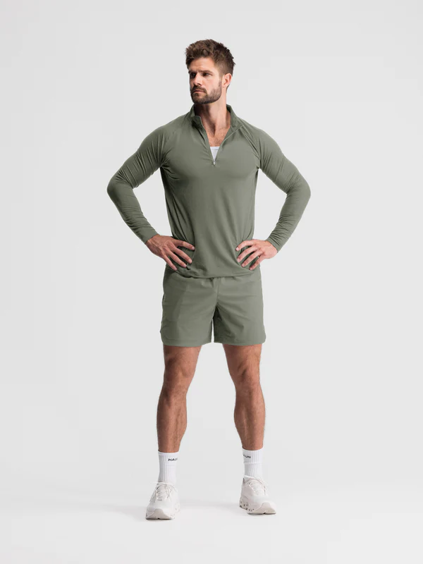 PERFORMANCE AIRKNIT FITTED QUARTER ZIP