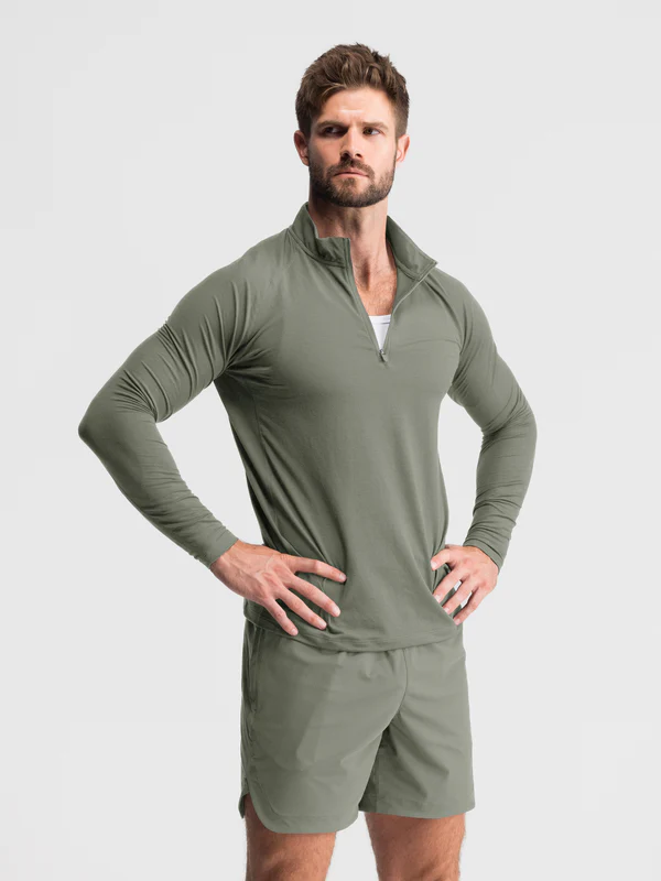 PERFORMANCE AIRKNIT FITTED QUARTER ZIP