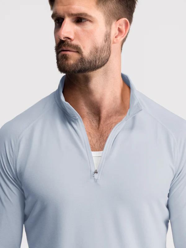 PERFORMANCE AIRKNIT FITTED QUARTER ZIP